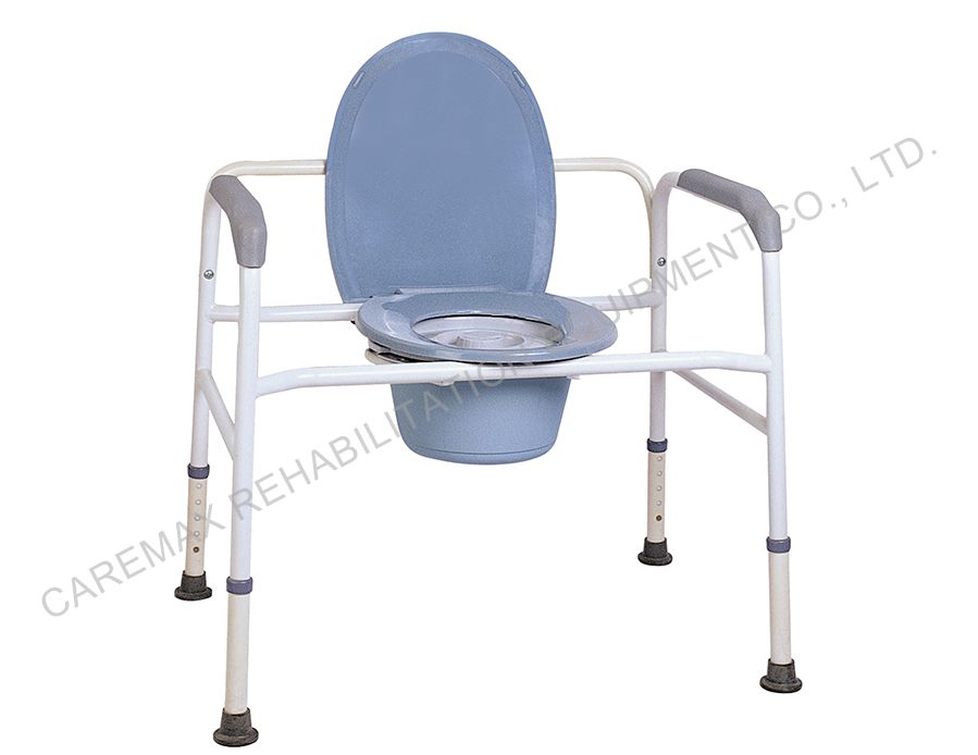 Extra Wide Steel Commode Chair CA653